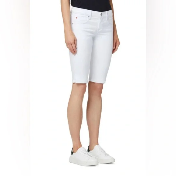 HUDSON Viceroy Knee Denim White Shorts size 28 - Picture 3 of 9